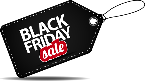 Vector set of sale black friday backgrounds 05