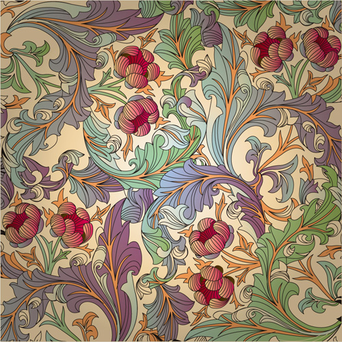 vintage Patterns pattern ornate floral pattern 