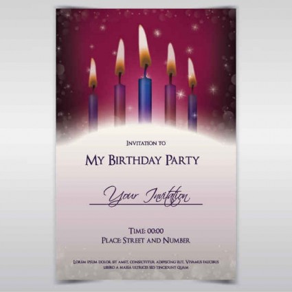 invitations birthday background 