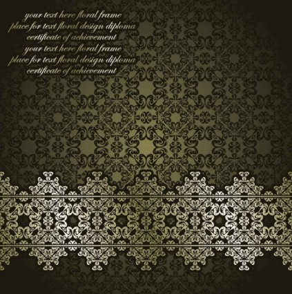 Classic european pattern background 02 vectors material Classic european pattern background 02 vectors material