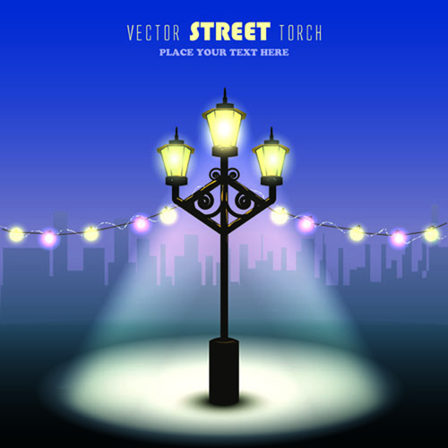 street lamp street shiny lamps 