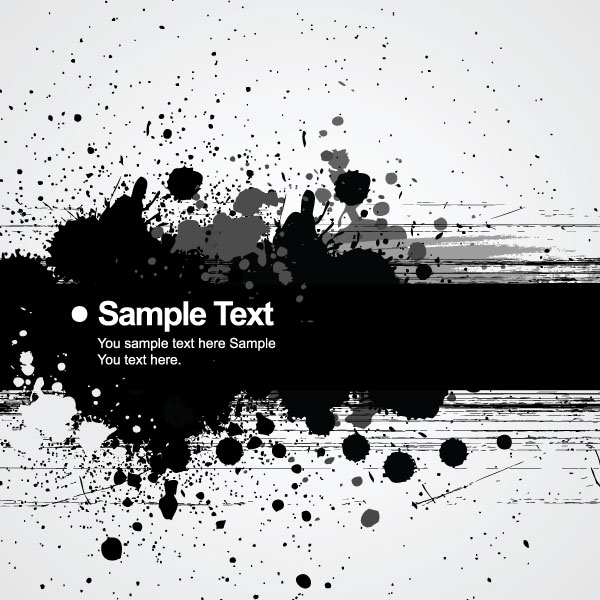 Ink jet Effect vector background 01