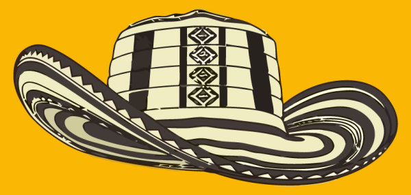 Floral Hat vector