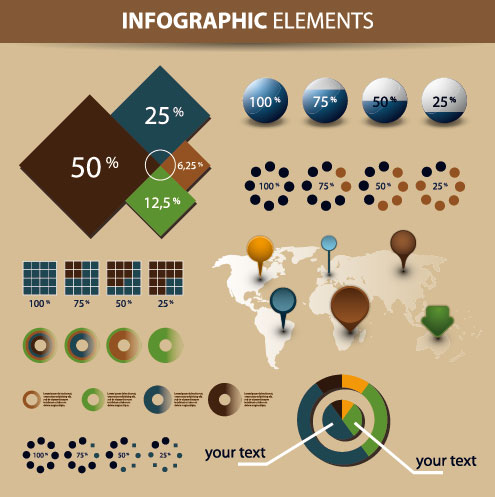 year infographics elements element 