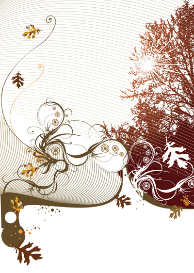 Retro background Decorative pattern 3 vector