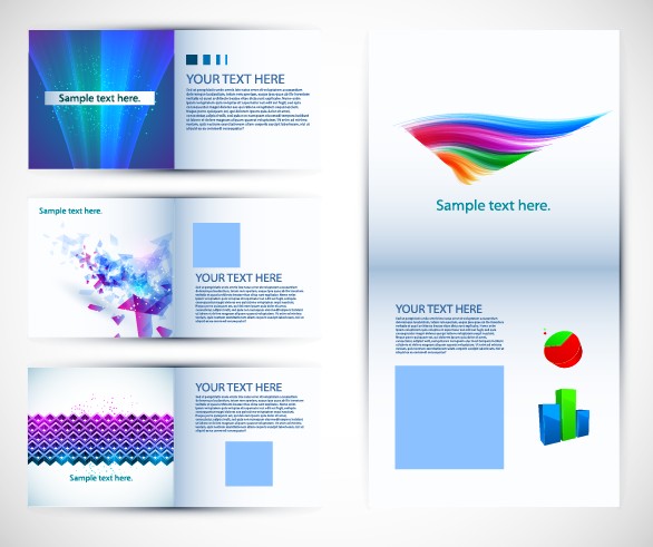 template brochure abstract 
