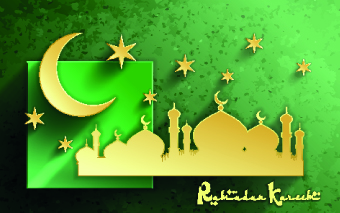 Arabic Islamic elements background graphics 05