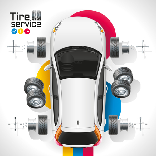 Car diagnostic business template vector design 05