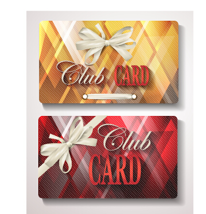 Checkered club cards design vector