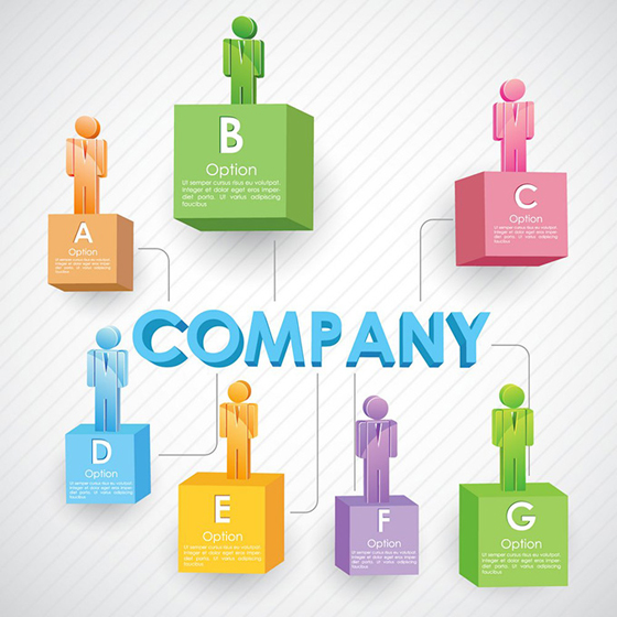 template vector template people company colored 