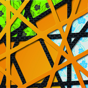 Colored Layered vector background 01