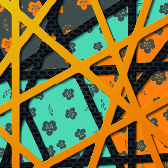 Colored Layered vector background 05