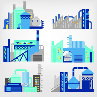 Creative industial elements vector set 03