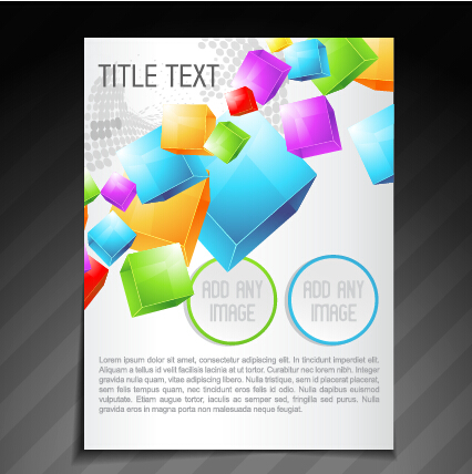 zine cover abstract design vector 03 Creative magazine cover abstract design vector 03