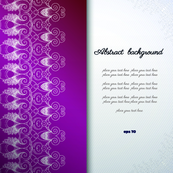 Floral background with you text vector 03