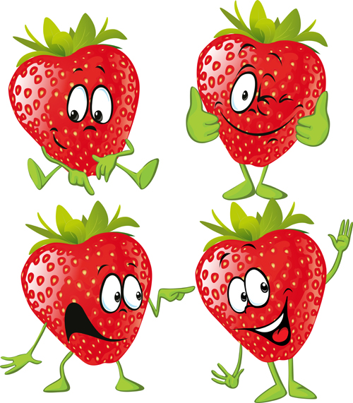 strawberry funny cartoon characters cartoon 
