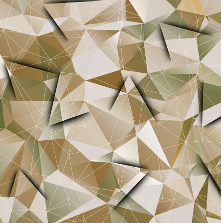 Geometry shapes 3d background vector set 01