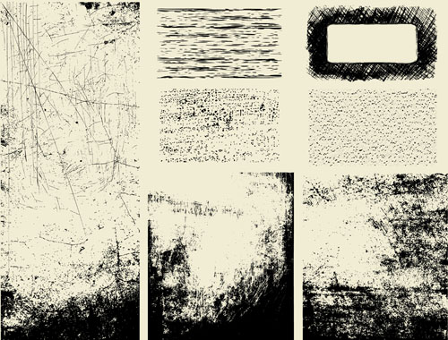 Grunge background elements creative vector 02