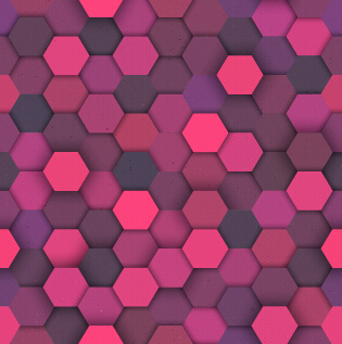 seamless layered hexagon 