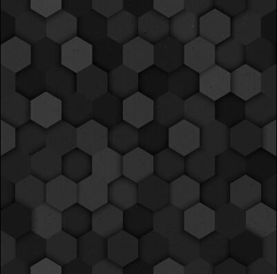 seamless pattern layered hexagon 