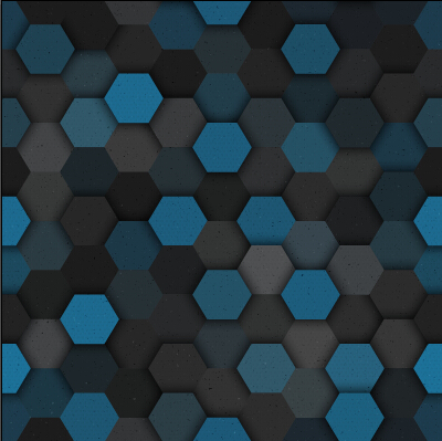 seamless pattern vector pattern layered hexagon 