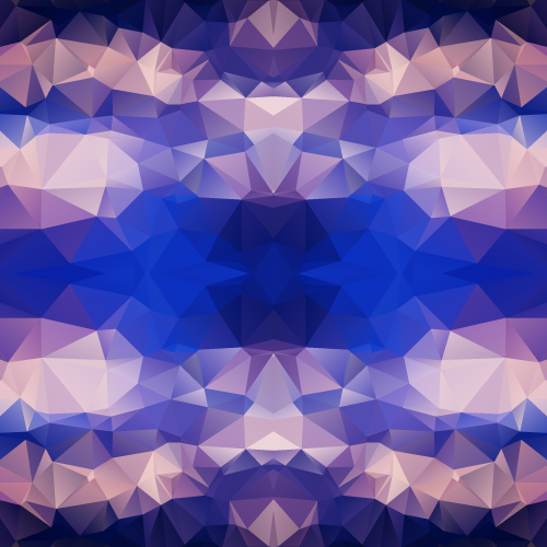 Kaleidoscope geometric shapes background vector material 03
