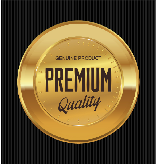 premium luxury labels golden 