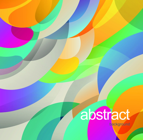 multicolor elements background Abstract vector 