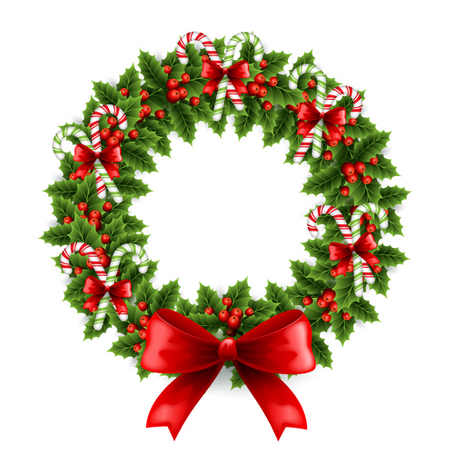 New Year 2014 Christmas elements set vector 15