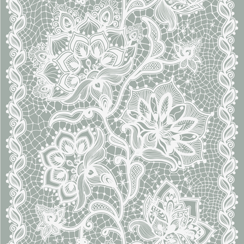 Old lace ornate background vector 03