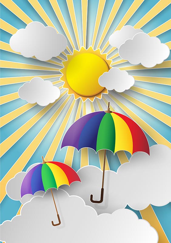 Paper effect natural background vector design 01