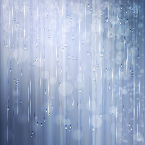 water rain blurs background 