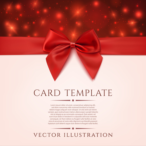 Romantic Valentine gift cards 06 vectors