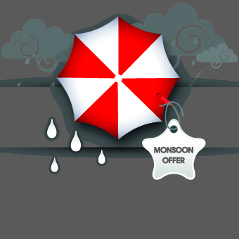 Umbrella discounts design elements 02