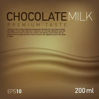 Creative Chocolate vector background illustration 01