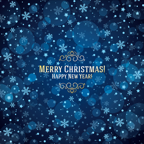 Beautiful christmas background set 02