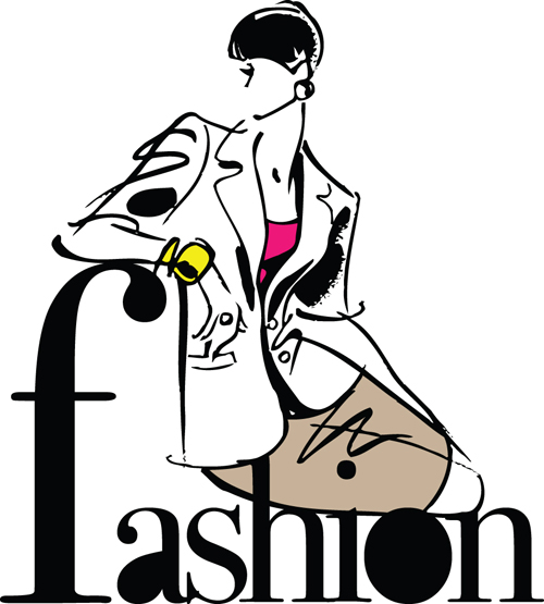 Hand drawn Fashion design elements vector 03