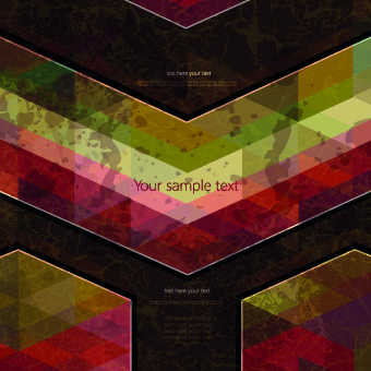 Garbage geometric background 01
