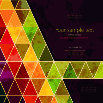 Garbage geometric background 02