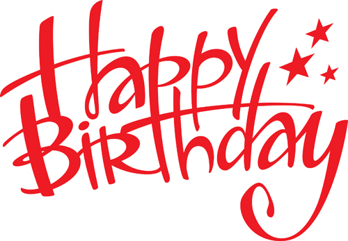 Best Happy birthday design elements vector set 05