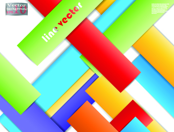 Lines vector background set 01