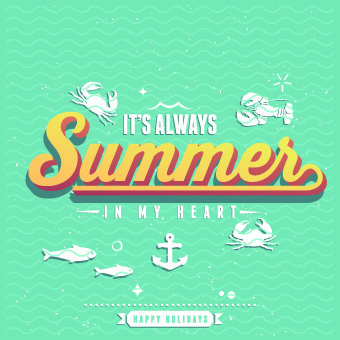 Poster travel design elements vector 02