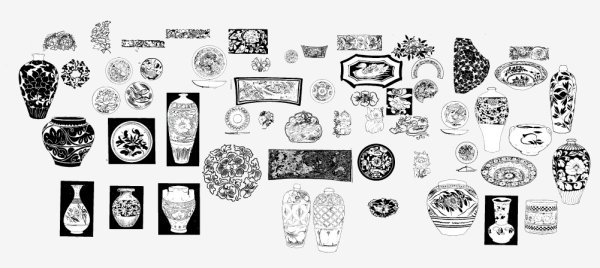 Vintage Pattern design elements vector 03