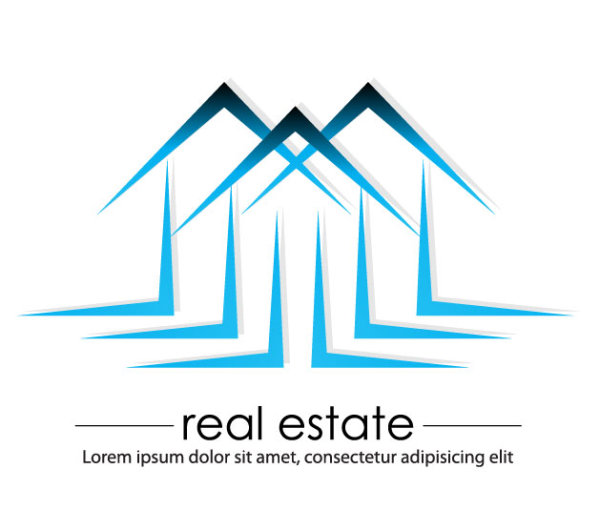Real estate Building design elements vector 04