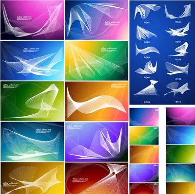 dynamic lines of the background