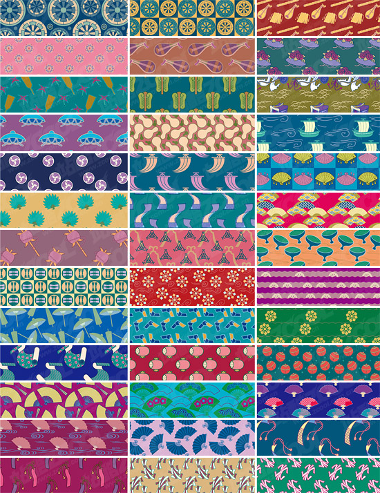 Antique seamless background 6 vector graphics