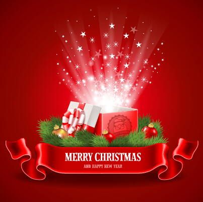 style Red style christmas background 2015 