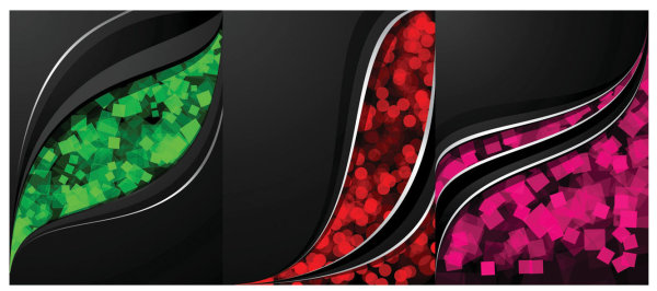 dynamic lines background design vector