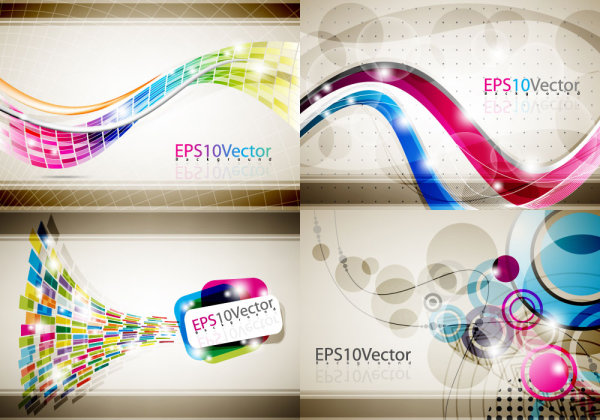Beautiful dynamic flower background  vector graphic