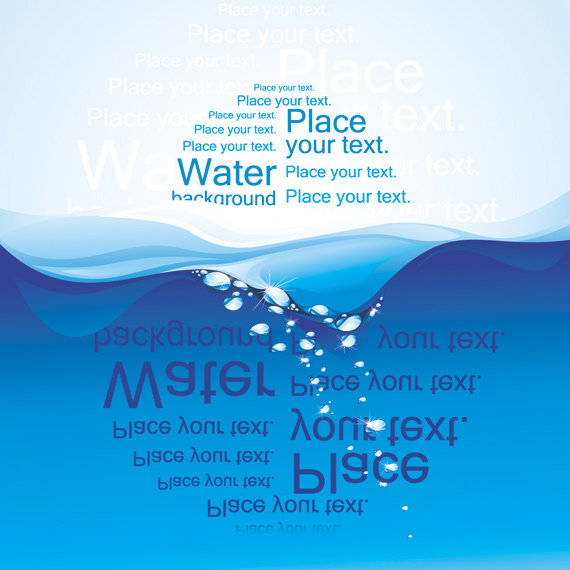 wave water background vector background 